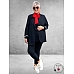 ONLY-M Blazer Sporty Travel Pique Navy